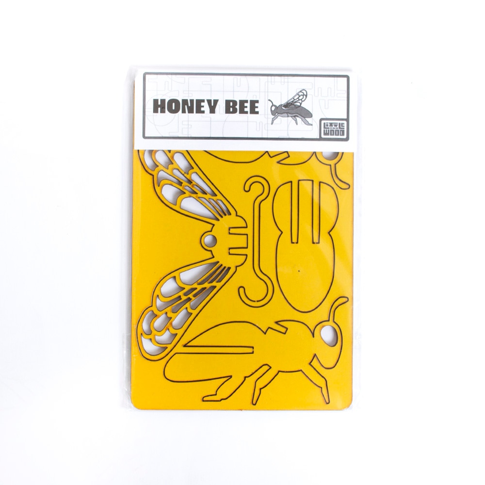 Yellow, Models & Kits, Gifts, Little & Wood, Model, Honey Bee, Small, 760524